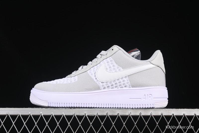 Nike Air Force 1 '07 Low 2.0 Flyknit Casual Sneakers with Full-Length Air Cushion - CI0051-500