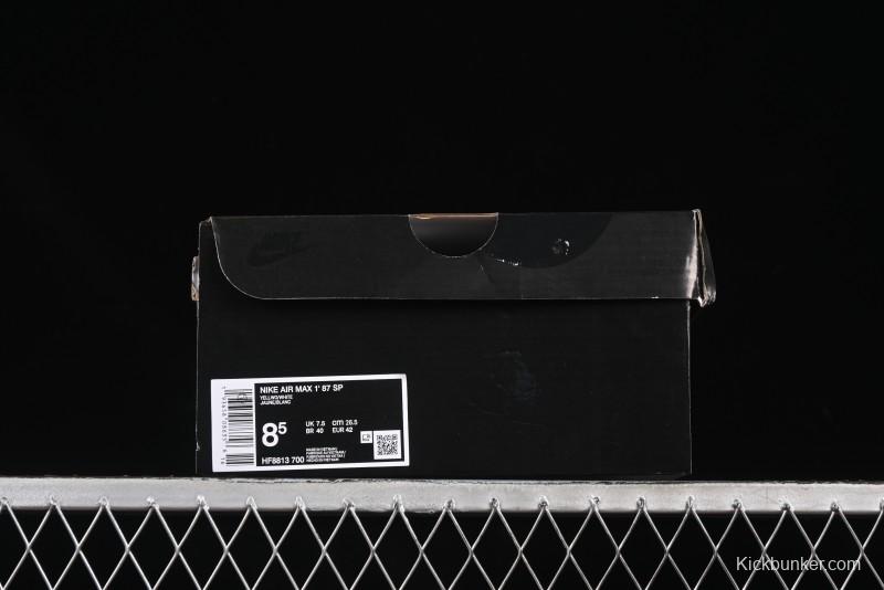 Nike Air Max 1 Retro Running Shoes with Half-Sole Air Cushion - HF8813-700