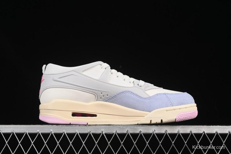 Nike Air Jordan 4 Remastered Retro Sneakers with Textile Mesh and Suede Upper - IB4466-025