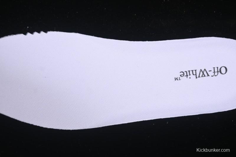 Off-White Out Of Office Low-Top Fashion Sneakers White Blue Star - AJD4