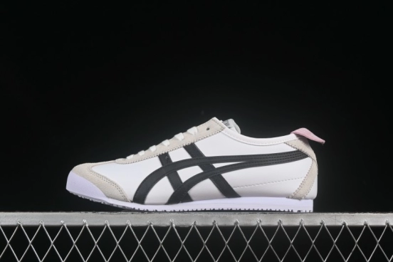 Onitsuka Tiger Mexico 66 Low-Top Leather Sneakers for Casual Running - 1183C380-100