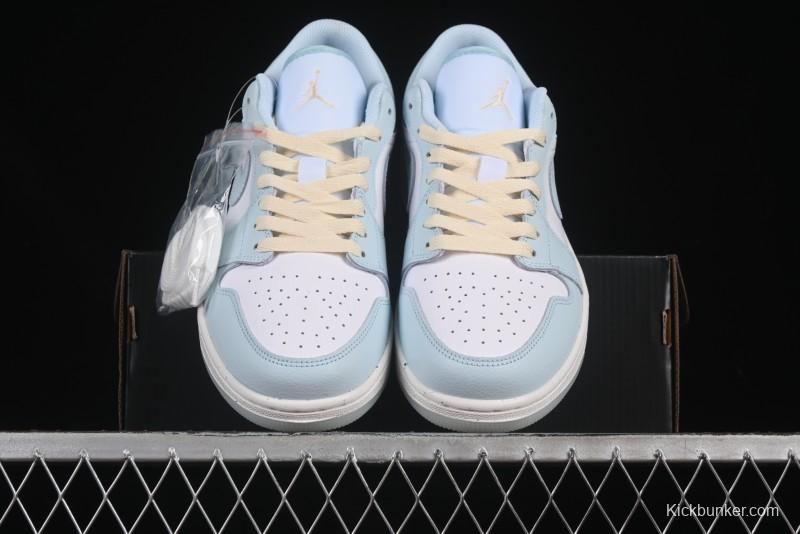 Nike Air Jordan 1 Low AJ1 Mint Blue Casual Lifestyle Sneakers - HJ5999-400