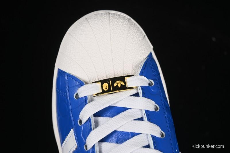 Adidas Bape Superstar JR2702 Shell Toe Casual Sneakers - JR2702