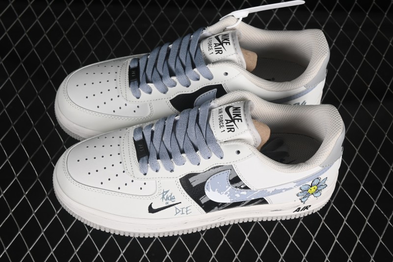 Nike Air Force 1'07 Low "Little Blue Flower" Casual Sneakers - FB1893-888