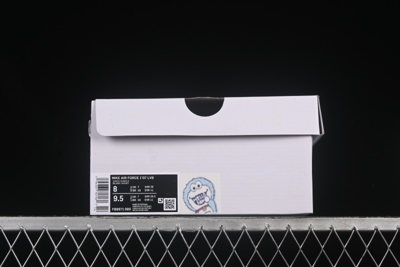 Nike Air Force 1'07 Low "Sesame Street" Custom Casual Sneakers - FB8971-080