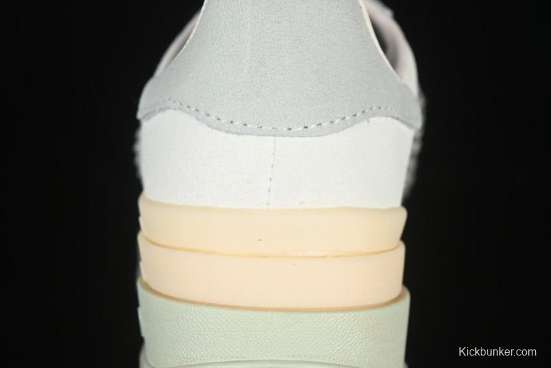 Adidas Originals Gazelle Bold JR8373 Collaboration Low-Top Sneakers with Thick Sole for Slip Resistance and Durability - JR8373