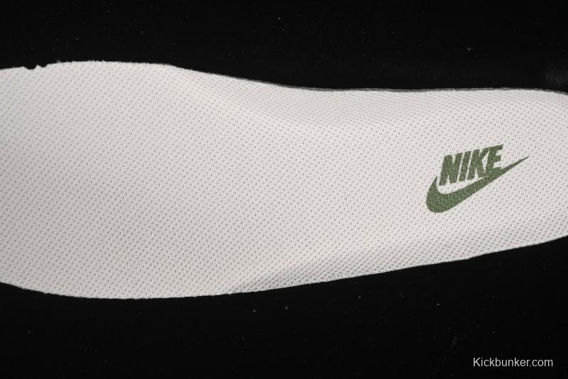 Nike Air Force 1 '07 Low Stussy Collaboration Green Swoosh Gold Embroidery Casual Sneakers - XX3168-151