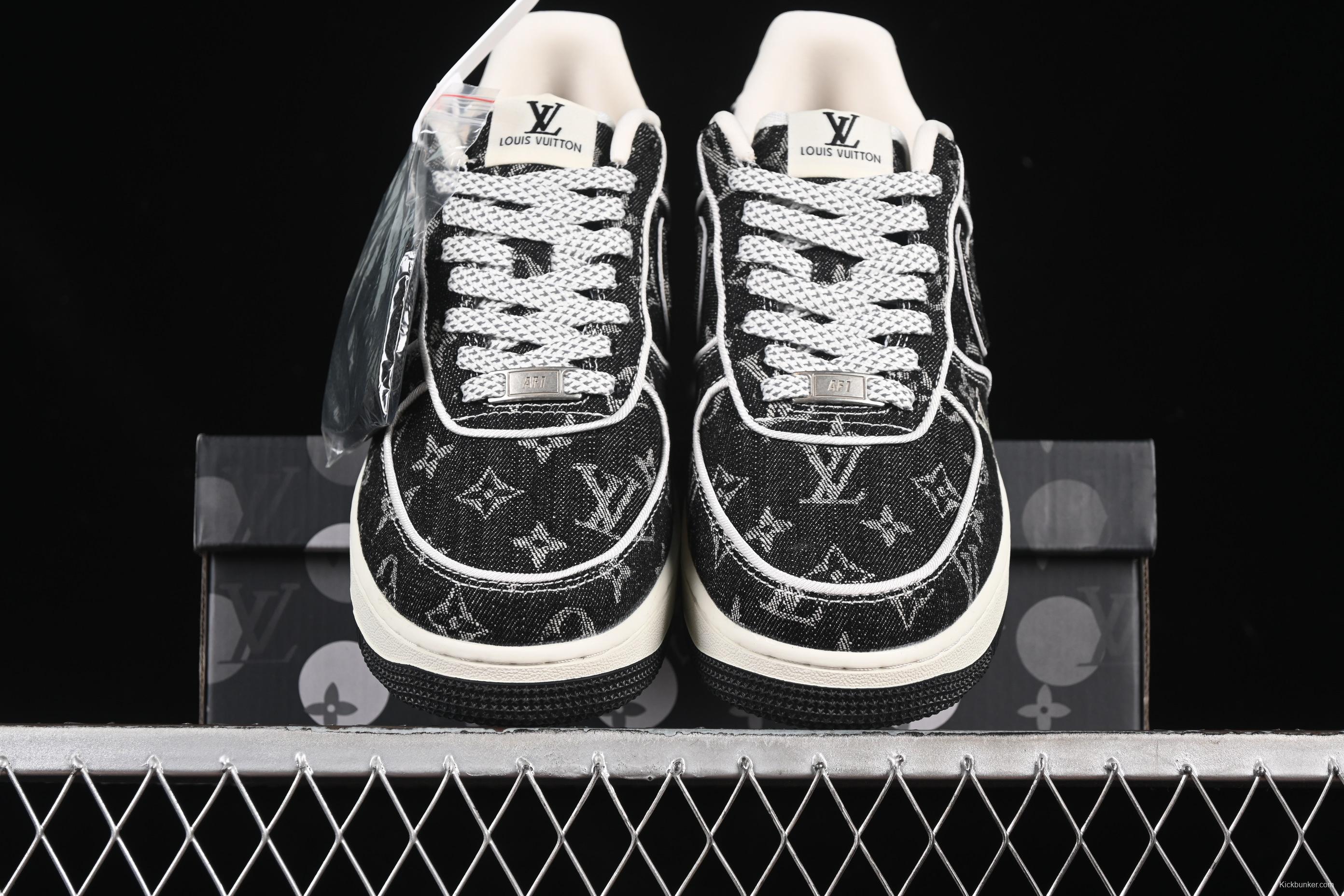 Nike Air Force 1'07 Low LV Collaboration Dark Denim Low-Top Casual Sneakers - SC9207-531