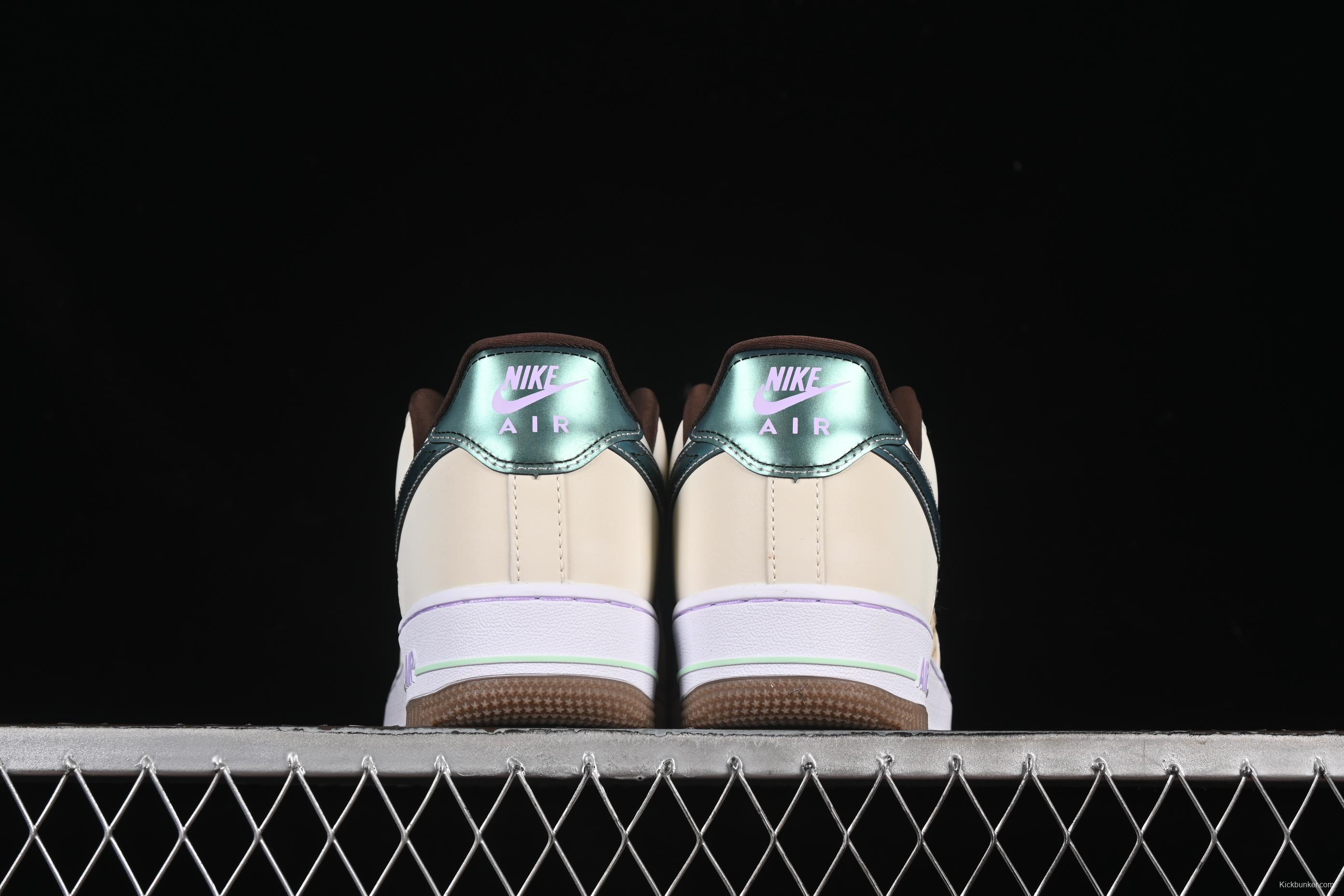 Nike Air Force 1'07 Low Casual Sneakers with Full-Length Air Cushion - IB5722-100