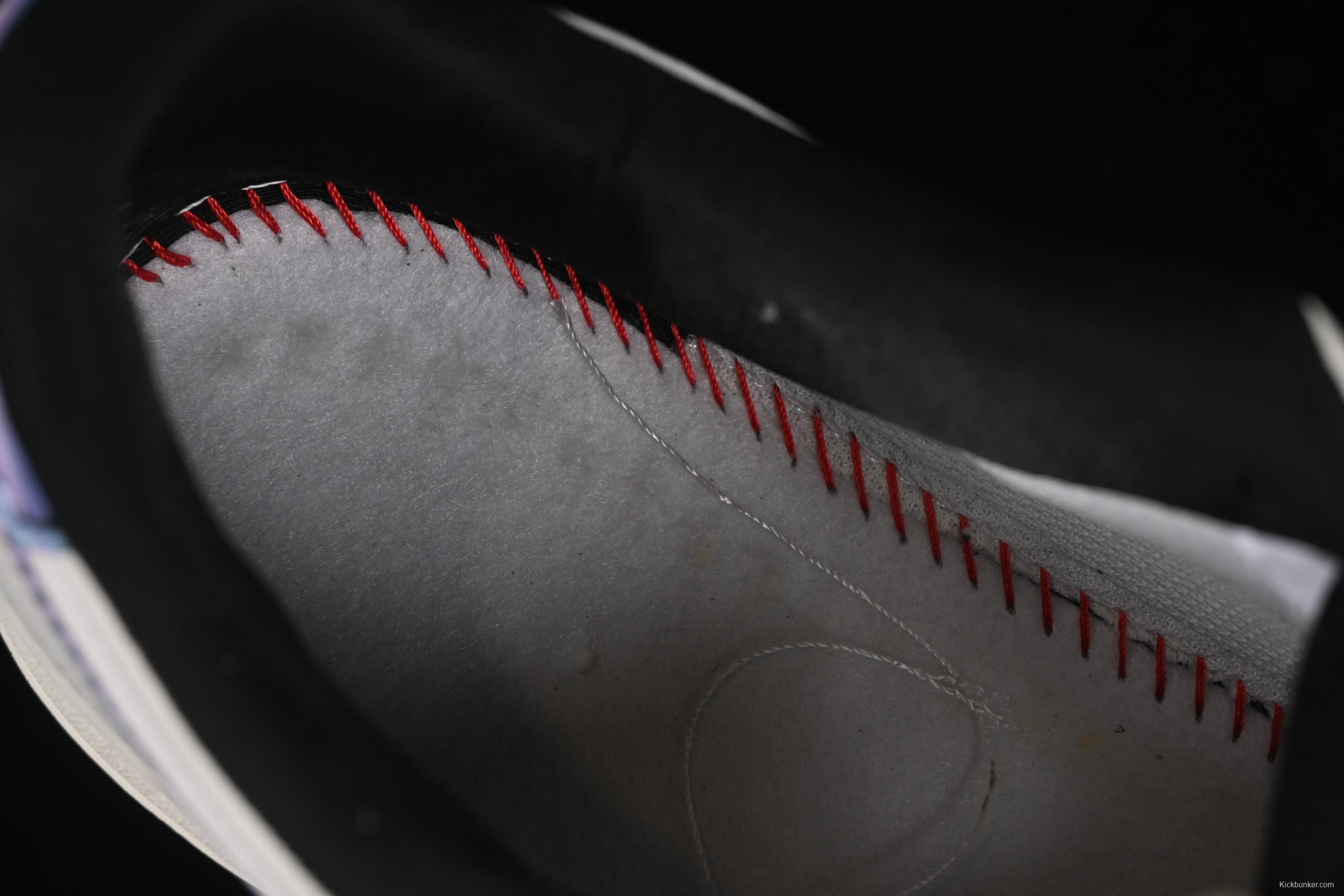 Nike Air Force 1'07 Low UN Collaboration Casual Sneakers in Black White Purple - SC9207-528