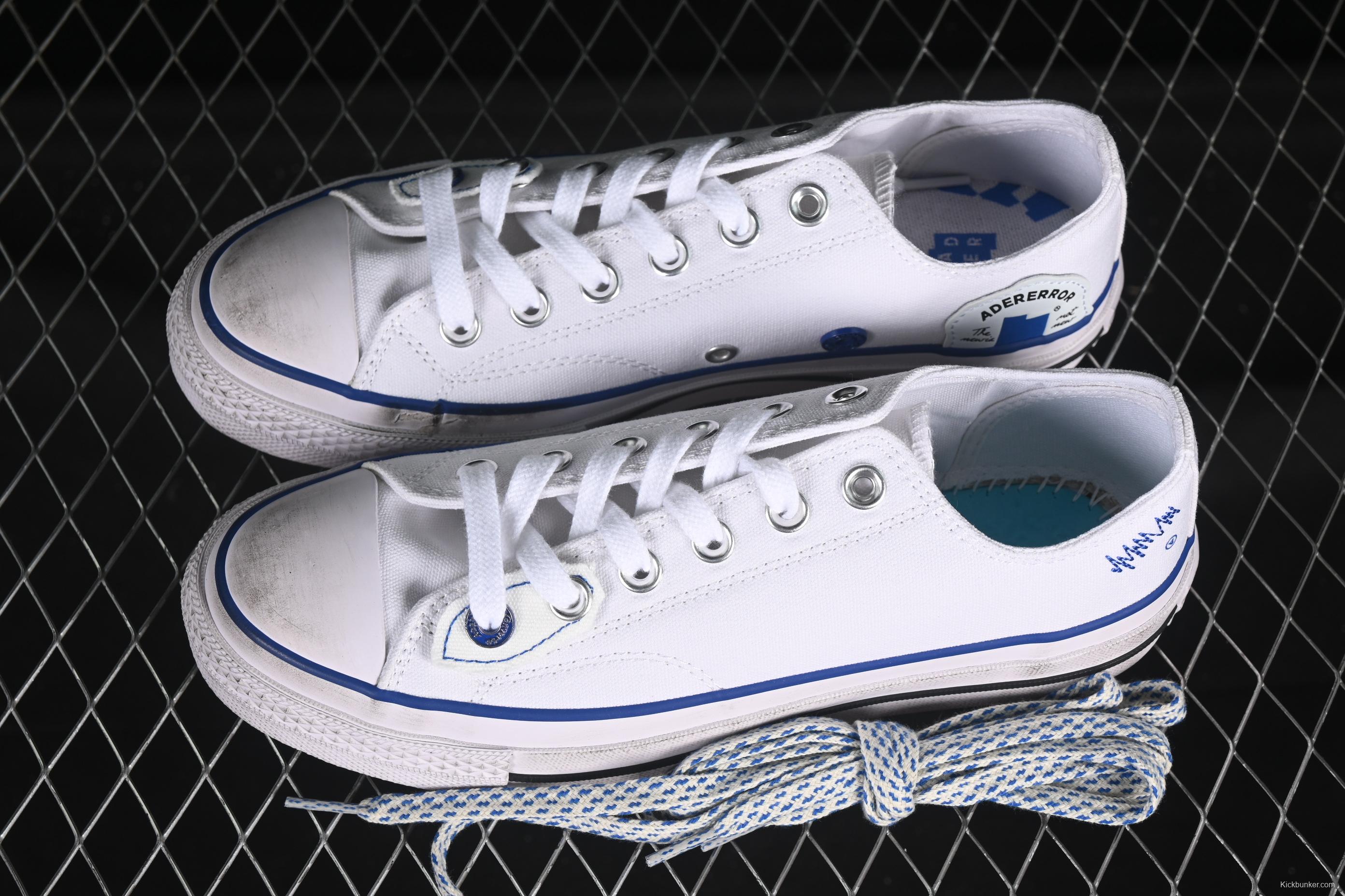 Ader Error x Converse Low-Top Casual Canvas Sneakers with Special Pattern Print - A14289C