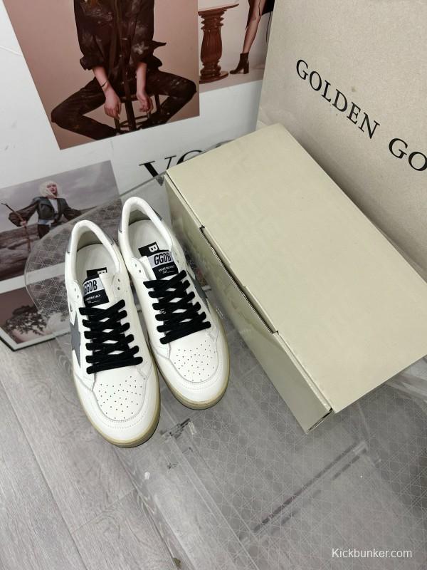 2024 Unisex GGDB White Grey Leather Sneakers MJ00260
