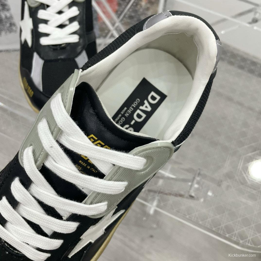 2024 Unisex GGDB Black White Grey Mesh Leather Sneakers