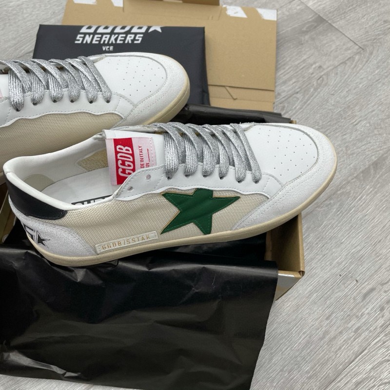 2024 Unisex GGDB White Green Suede Leather Sneaker MJ00260
