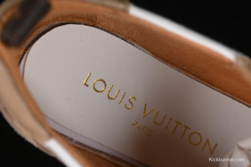 Louis Vuitton Sneakerina Round Toe Lace-Up Ballet Style Flat Training Shoes - N.F6