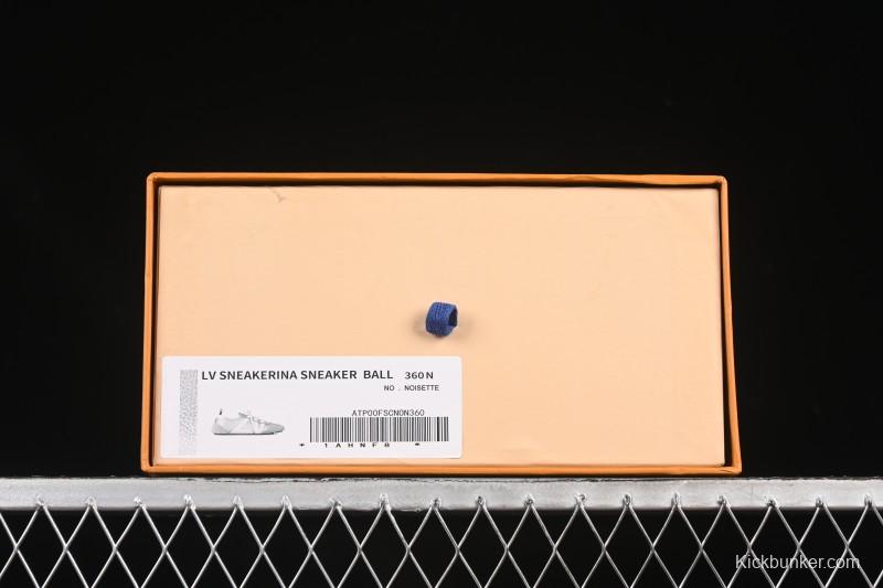 Louis Vuitton Sneakerina Round Toe Lace-Up Ballet Style Flat Training Shoes - N.F6