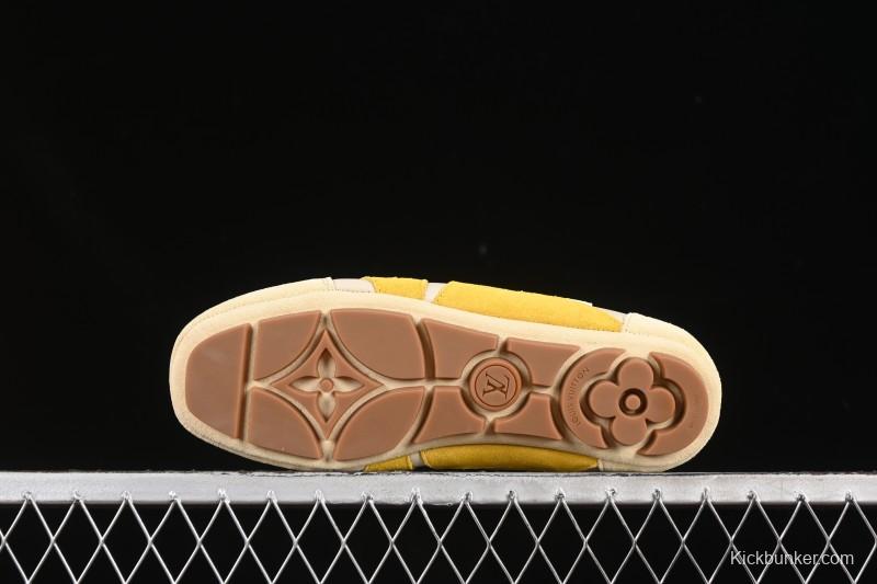 Louis Vuitton Sneakerina Round Toe Lace-Up Ballet Style Flat Training Shoes