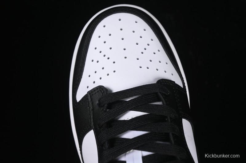 Nike SB Dunk Low Classic Black White Low-Top Casual Skate Shoes - HF5441-100