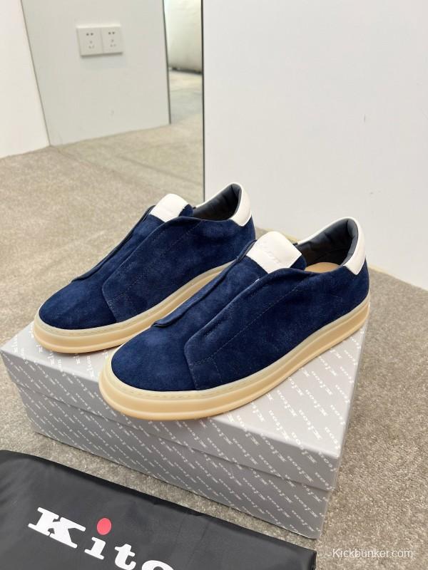 Kiton Men's Four Seasons Classic Casual Slip-On Loafer - AS00320