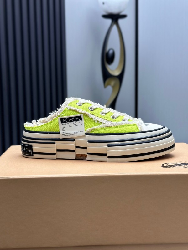 2025 Unisex XVESSEL Yellow White Canvas Plimsolls Vulcanized AS00240