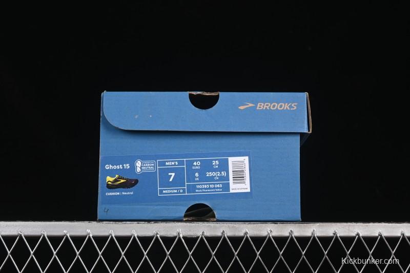 Brooks Ghost 15 Low-Cut Breathable Cushioned Support Casual Running Shoes - 1103931D063