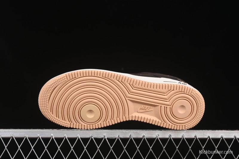 Nike Air Force 1 '07 Low LV Collaboration Coffee Brown Casual Sneakers - LW9279-007