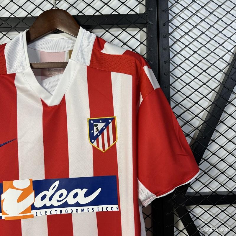 02/03 Retro Atletico Madrid Home Jersey