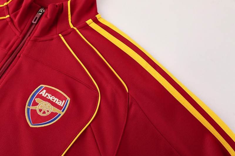25/26 Arsenal Red Full Zipper Jacket +Long Pants