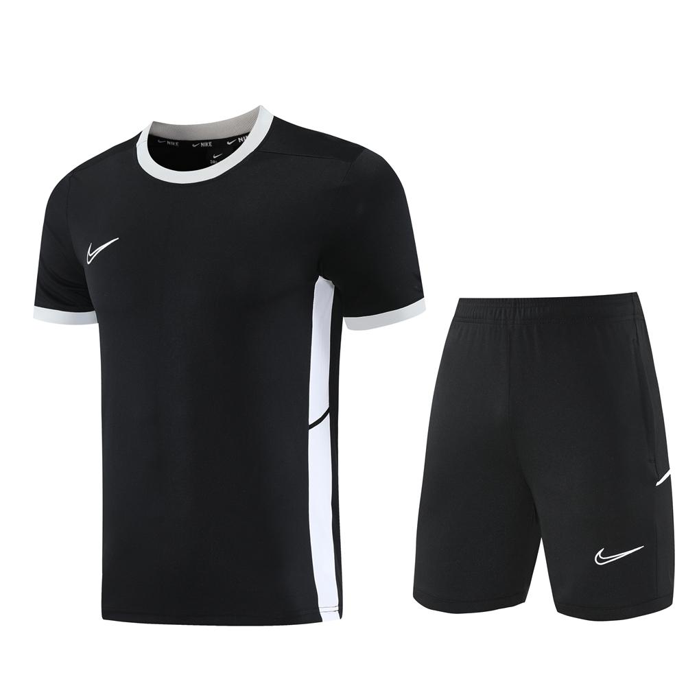 2025 NIKE Black Short Sleeve Jersey + Shorts