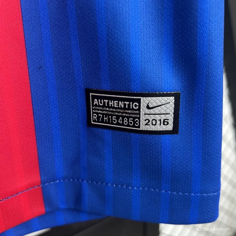 14/15 Retro Long Sleeve Barcelona Home Jersey