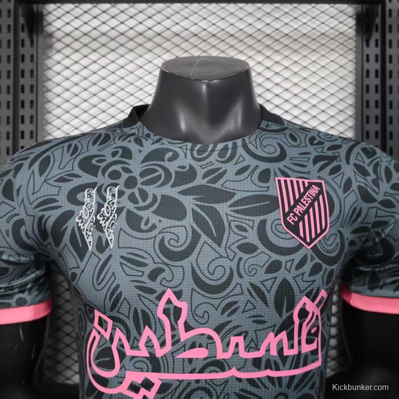 Player Version 25/26 CD Palestina Black Jersey