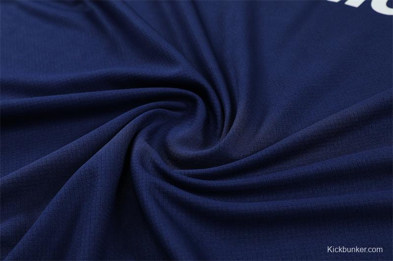 25/26 Tottenham Hotspur Royal Blue with XS Short Sleeve+Soccer Shorts