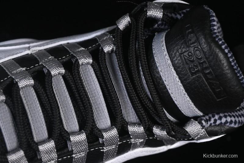 Nike Air Jordan 10 Retro Light Steel Grey Basketball Shoes - HJ6779-104