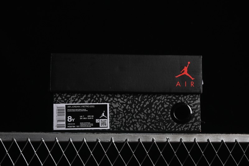 Nike Air Jordan 3 Retro Cobalt Bliss Design - HQ0784-101