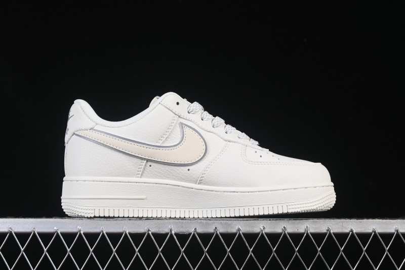 Nike Air Force 1 '07 Low Stussy Collaboration Beige Low-Top Casual Sneakers - CS5288-034