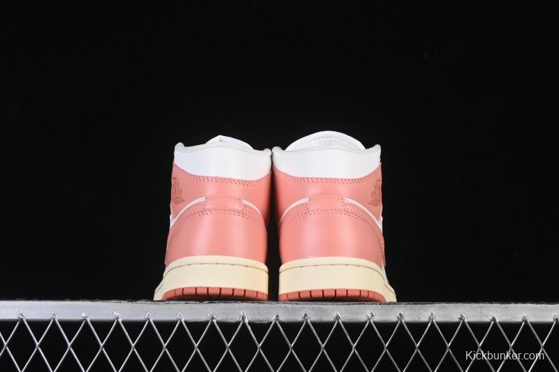 Nike Air Jordan 1 Mid AJ1 Orange Sunshine - DQ8426-180