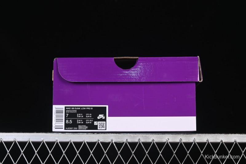 Nike SB Dunk Low Pro Skateboarding Shoes with Parachute Beige Design - HJ0367-200