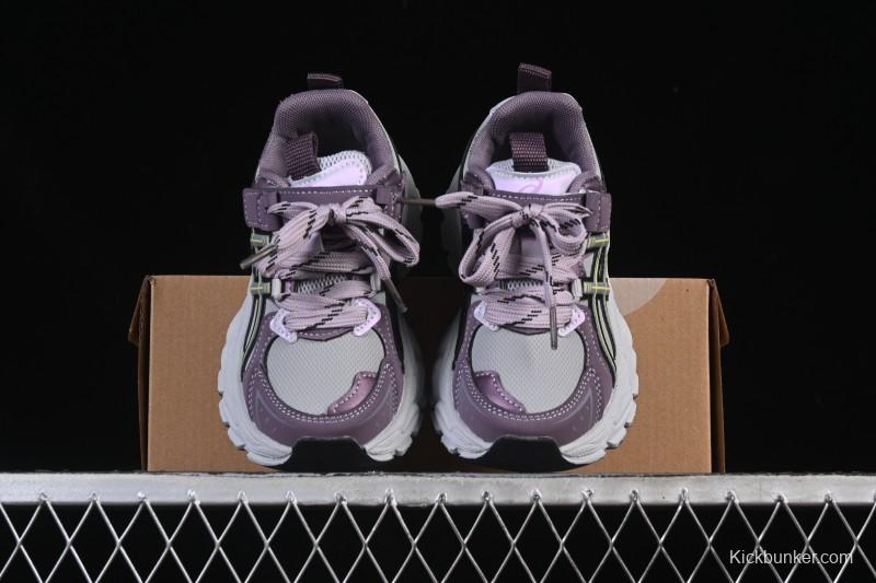 Asics Kids Non-Slip Durable Casual Shoes Purple - J.C3