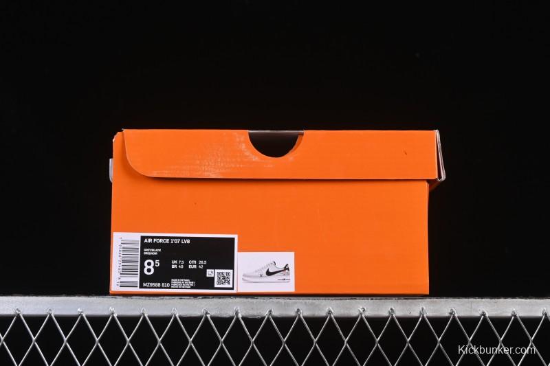 Nike Air Force 1 '07 Low LV Collaboration Pig Eight Rice Gray Black Casual Sneakers - MZ9588-810