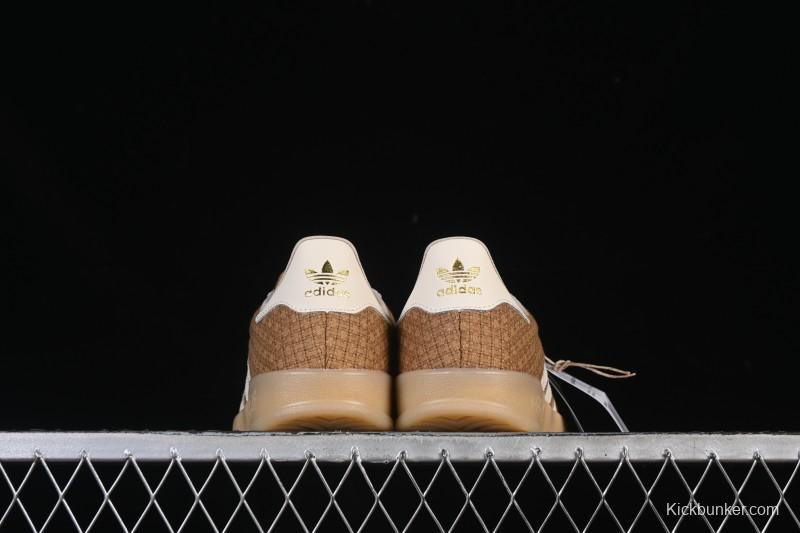 Adidas Originals Gazelle Indoor Retro Casual Slip-Resistant Wear-Resistant Low-Top Skate Shoes - JR8851