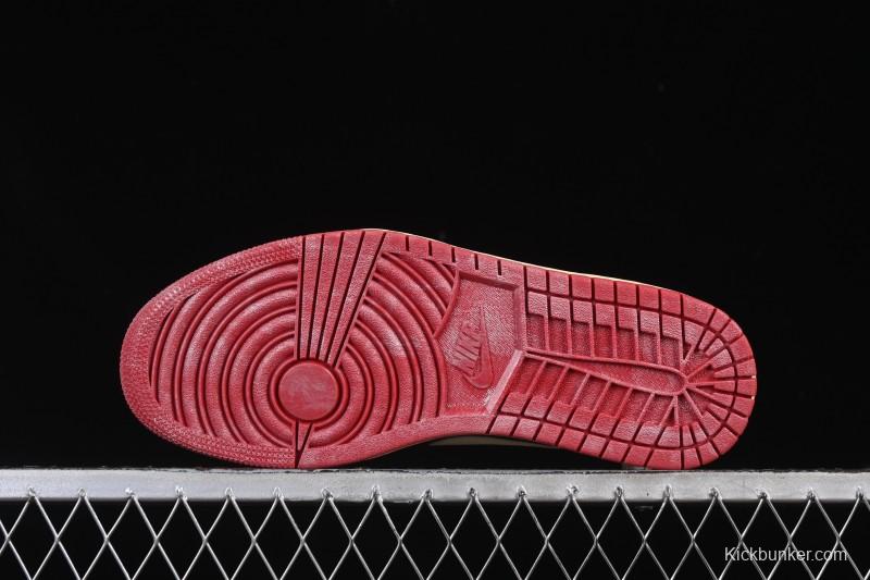 Nike Nigel Sylvester x Air Jordan 1 Low Lifestyle Casual Sneakers - IB8958-001