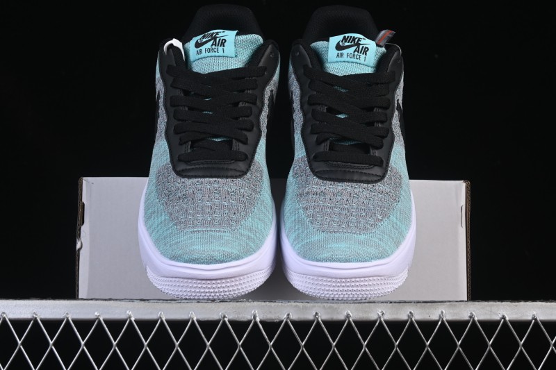 Nike Air Force 1'07 Low Flyknit Black Green Casual Sneakers - CI0051-600