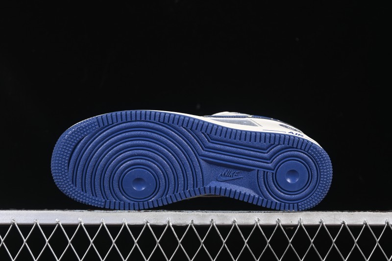 Nike Air Force 1 '07 Low Stussy Collaboration Double Swoosh Iridescent Low-Top Casual Skate Shoes - DD1982-306