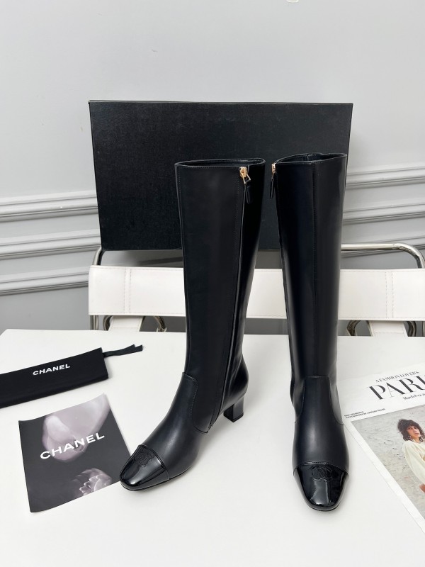 Chanel 2025/SS Double C High-Heel Fashion Boots - LY00370/LY00400