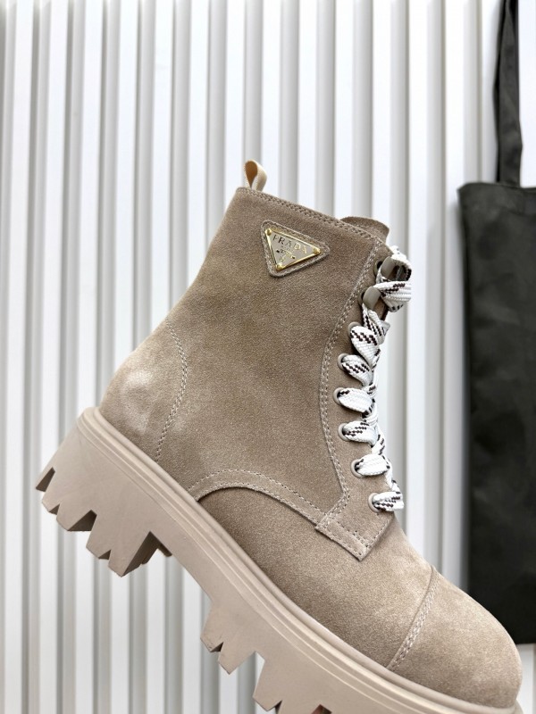 Prada 2025 SS Platform Martin Boots - LY0350