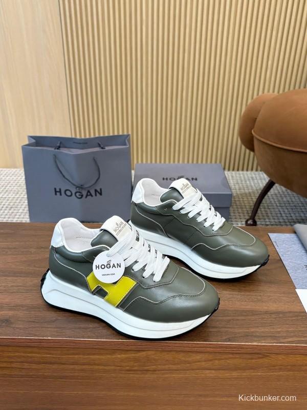 Hogan H-STRIPES Series Chunky Platform Dad Shoes Casual Sneakers - AS00350