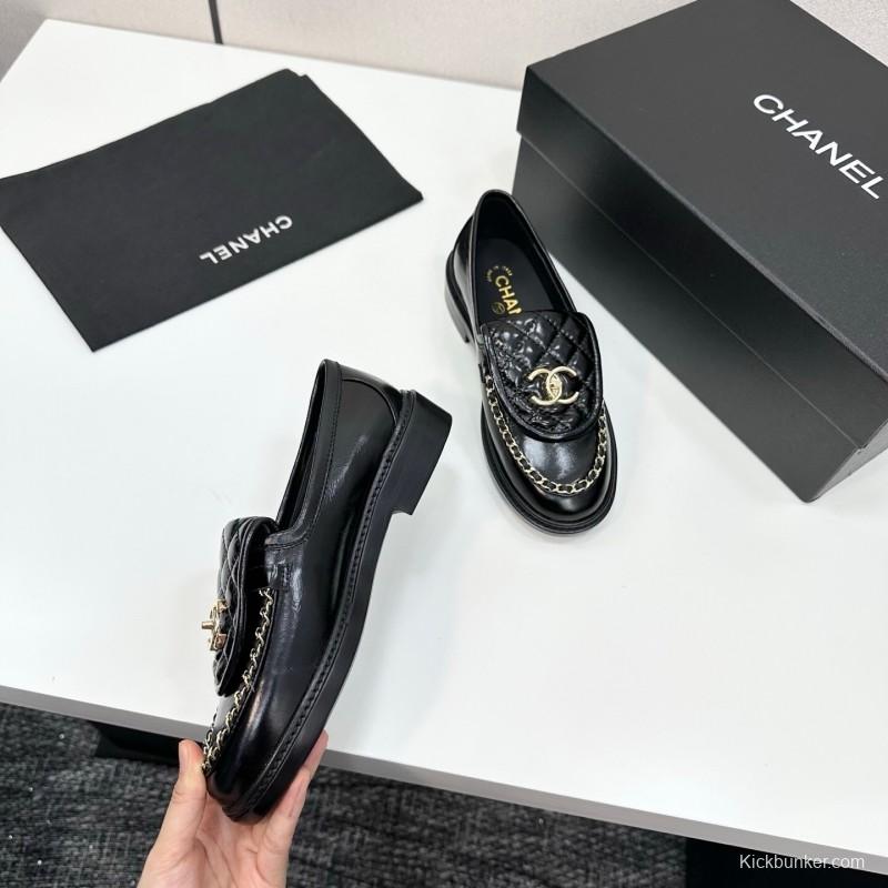 Chanel 2025 SS Classic Flap Chain Double C Loafers - LY00320