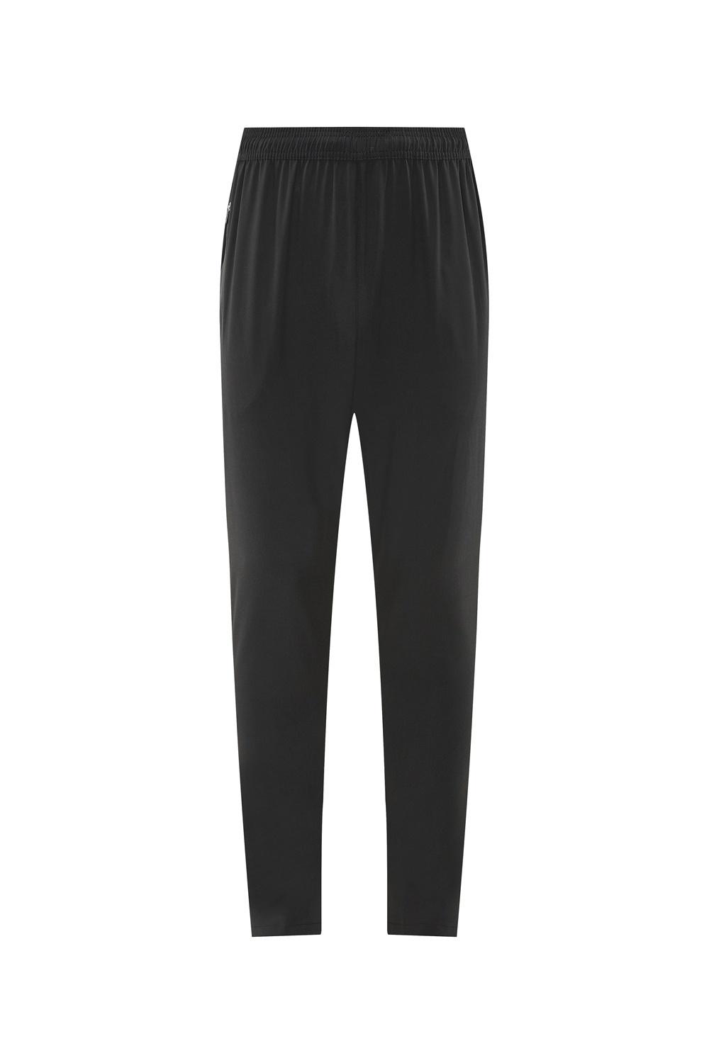 2025 Adidas Black Half Zipper Jacket+Long Pants S-2XL
