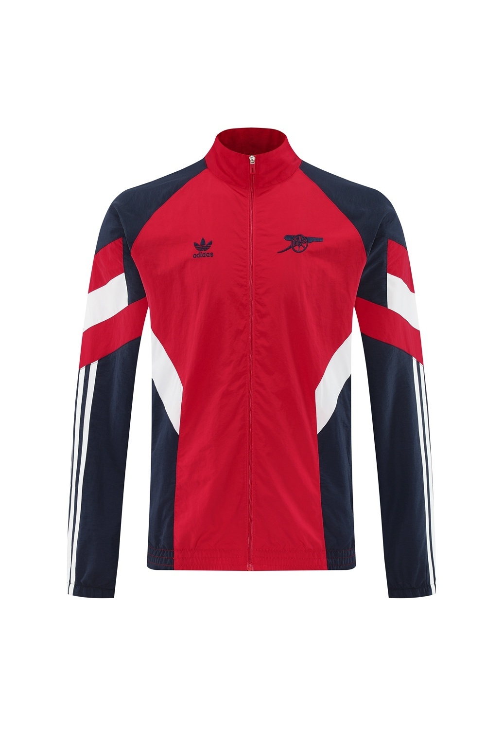 25/26 Arsenal Red Half Zipper Jacket+Long Pants S-3XL