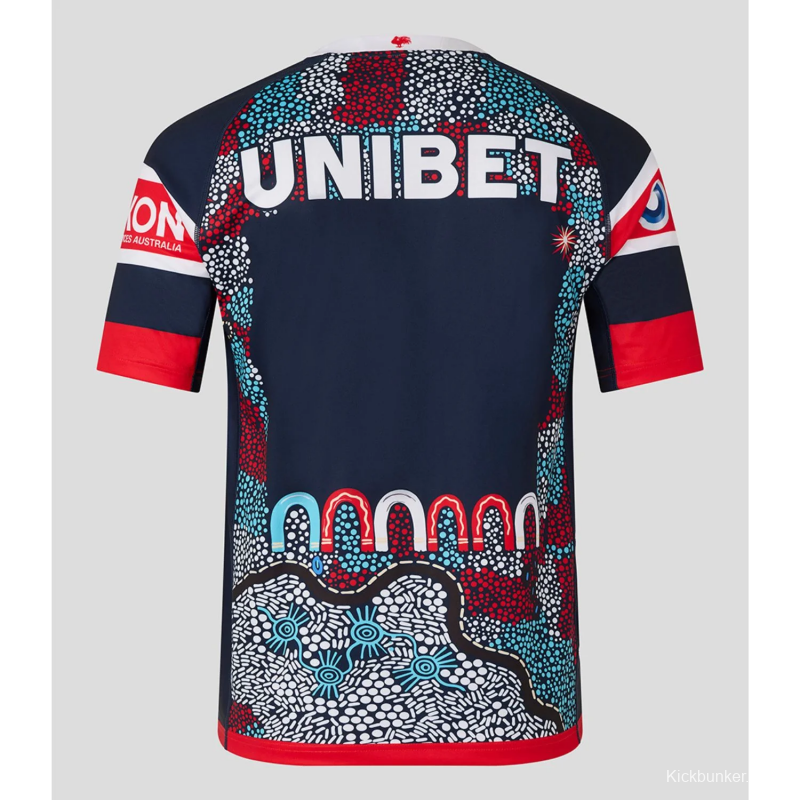 25/26 Sydney Roosters Navy with Indigenous Art Jersey
